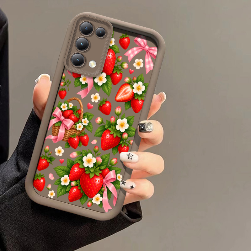 Realme Note 50 - Telefoonhoesje met fruitmotief voor OPPO Realme