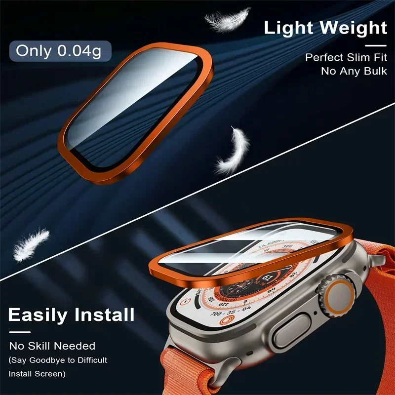 2 STKS Titanium Metalen Frame  - Smartwatch Screen Film recensie en prijs