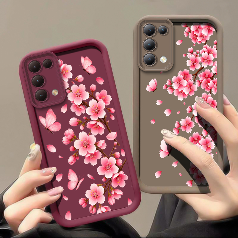 Roze bloemenprint telefoonhoes - Realme Note 50 recensie en prijs