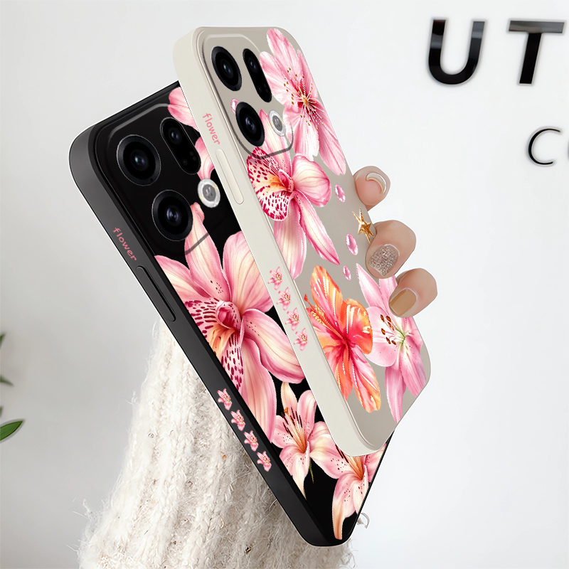 Schattige roze lily-bloemen te - Oppo Reno 12 recensie en prijs